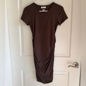 Babaton Chocolate Mini Dress